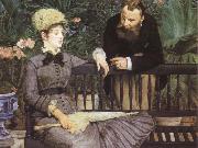 Edouard Manet In the Conservatory Spain oil painting artist